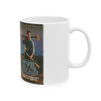 EVIL DEAD (VHS COVER) - White Coffee Mug - Go Mug Yourself