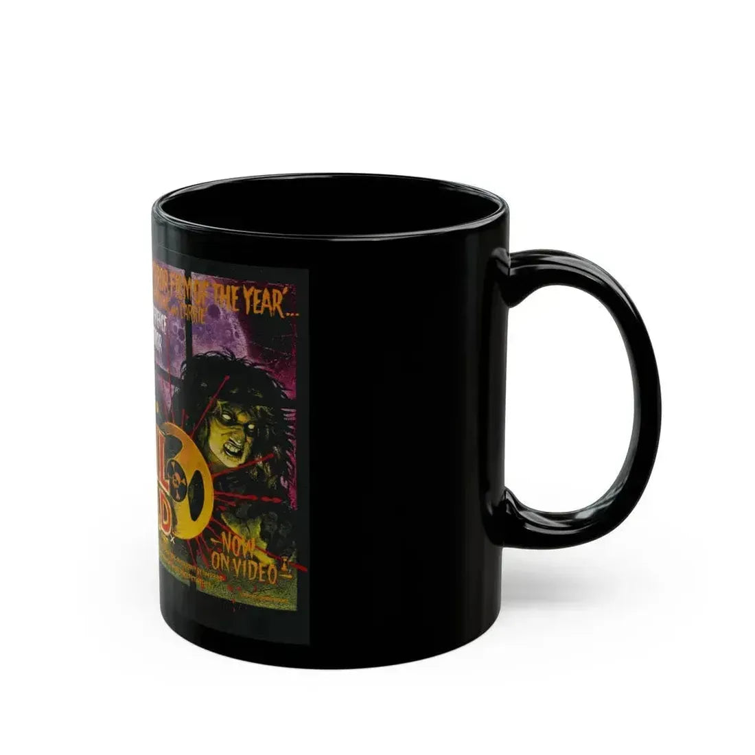 EVIL DEAD (VIDEORELEASE) 1981 Movie Poster - Black Coffee Mug - Go Mug Yourself