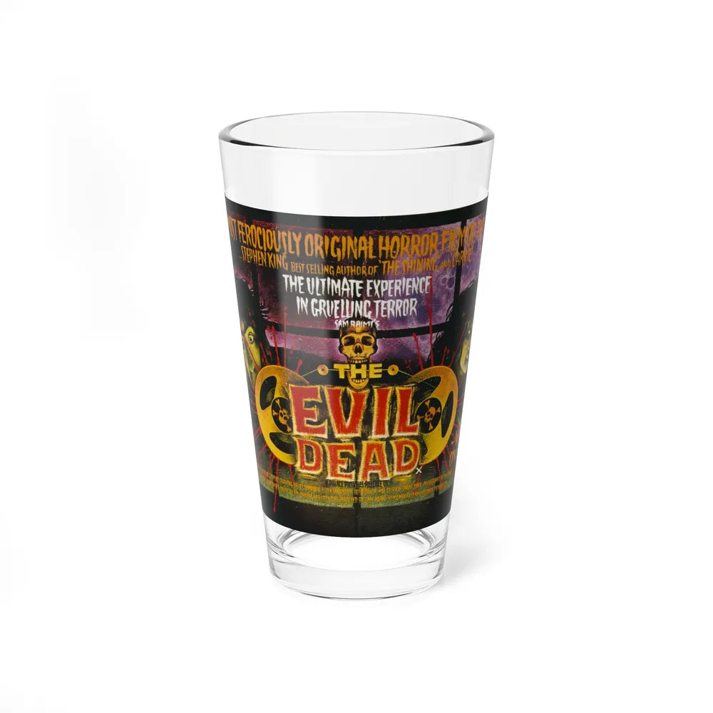 EVIL DEAD (VIDEORELEASE) 1981 Movie Poster - Pint Glass 16oz-16oz-Go Mug Yourself