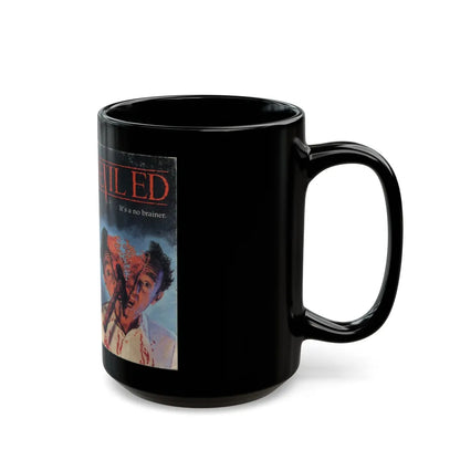 EVIL ED (VHS COVER) - Black Coffee Mug-Go Mug Yourself