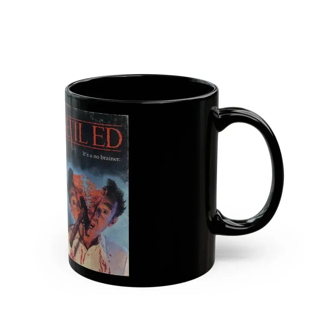 EVIL ED (VHS COVER) - Black Coffee Mug - Go Mug Yourself