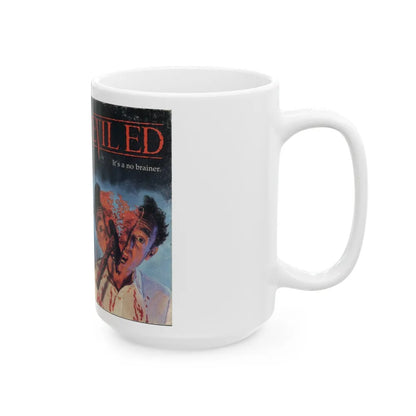 EVIL ED (VHS COVER) - White Coffee Mug-Go Mug Yourself