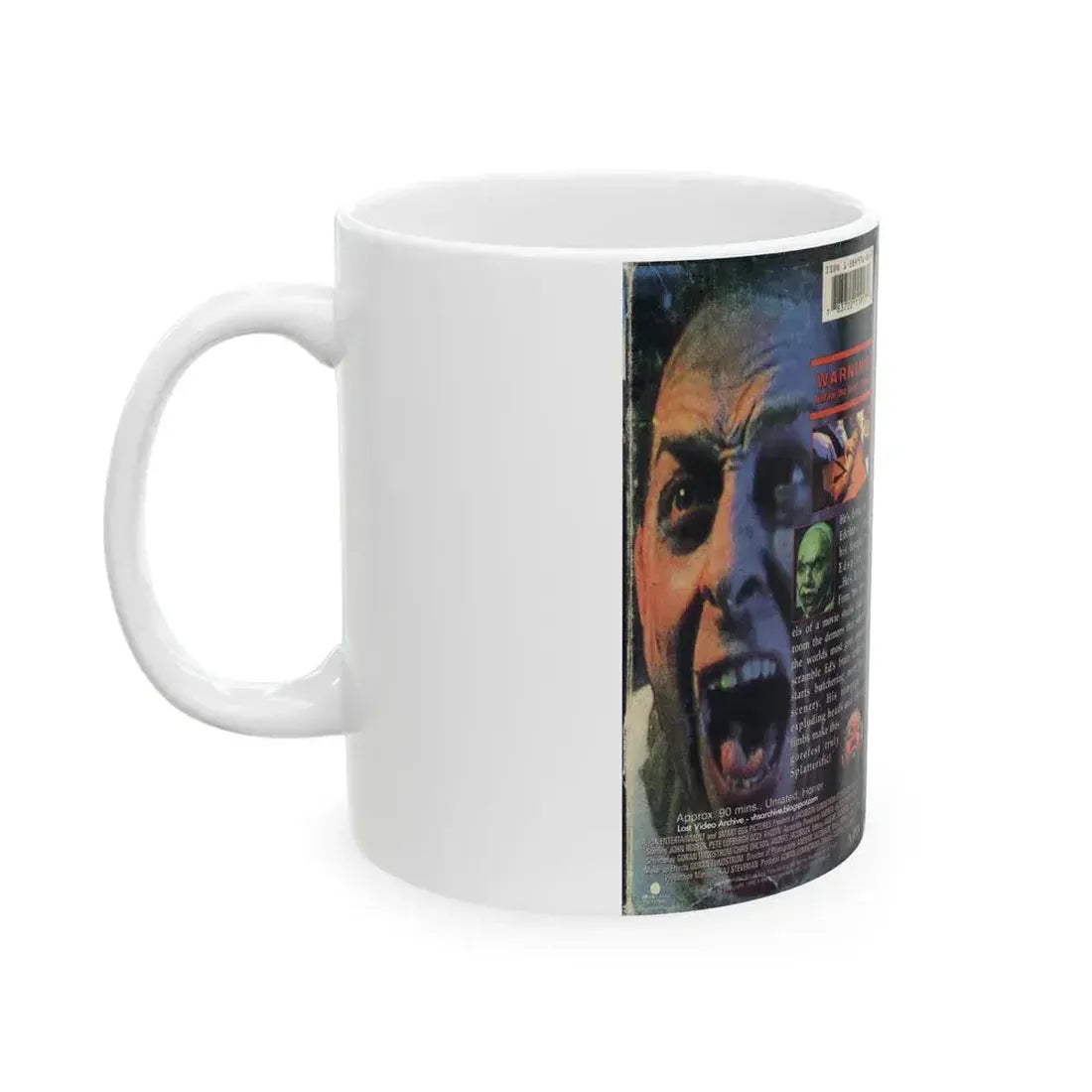 EVIL ED (VHS COVER) - White Coffee Mug - Go Mug Yourself