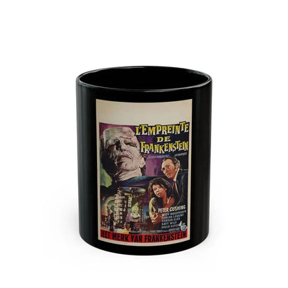 EVIL OF FRANKENSTEIN (BELGIAN) 1964 Movie Poster - Black Coffee Mug 11oz - Go Mug Yourself