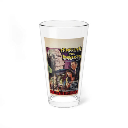 EVIL OF FRANKENSTEIN (BELGIAN) 1964 Movie Poster - Pint Glass 16oz-16oz-Go Mug Yourself