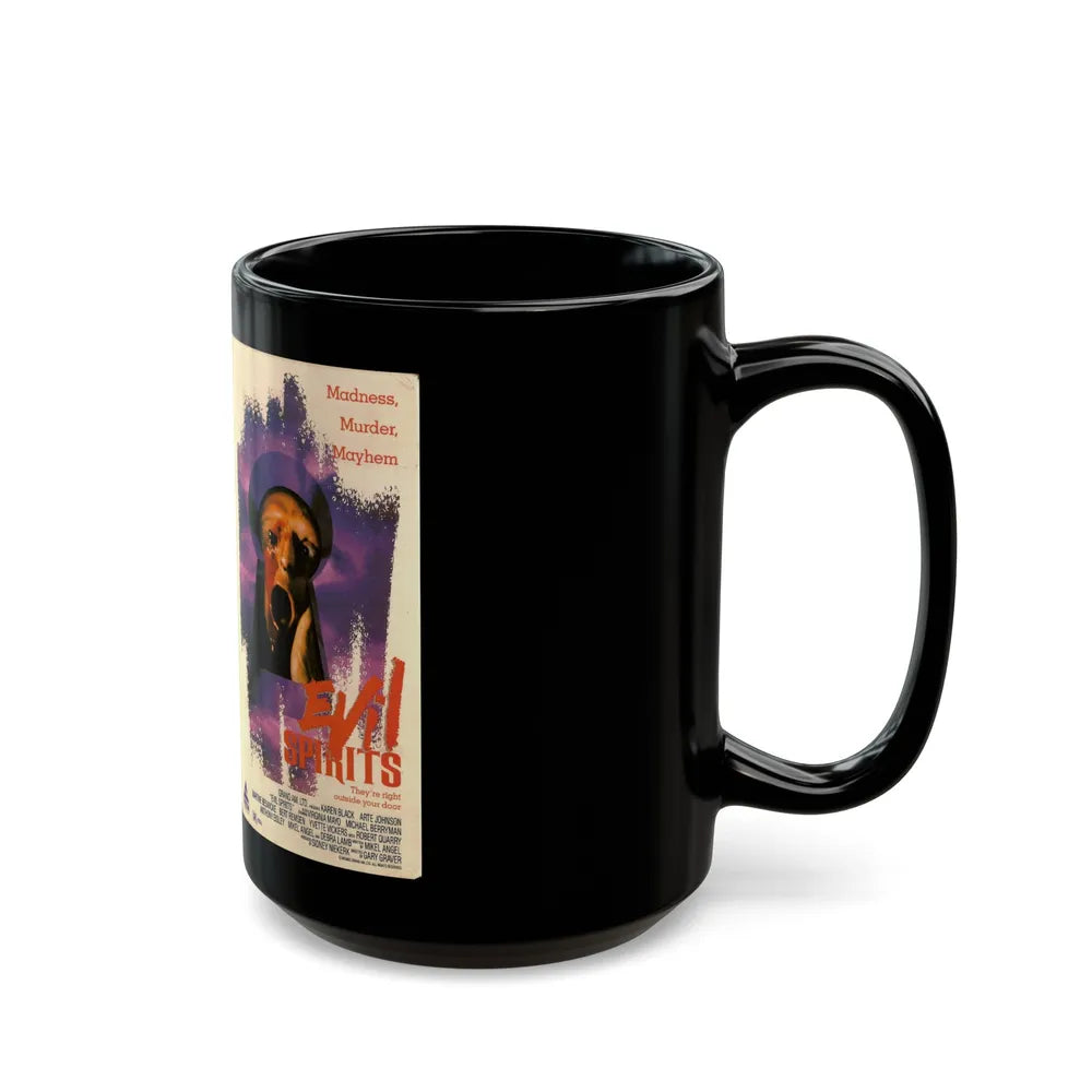 EVIL SPIRITS (VHS COVER) - Black Coffee Mug-Go Mug Yourself