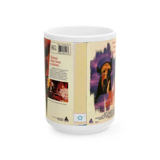 EVIL SPIRITS (VHS COVER) - White Coffee Mug 15oz - Go Mug Yourself