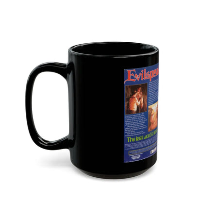 EVILSPEAK VERSION2 (VHS COVER) - Black Coffee Mug-Go Mug Yourself