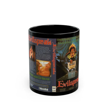 EVILSPEAK (VHS COVER) - Black Coffee Mug-11oz-Go Mug Yourself