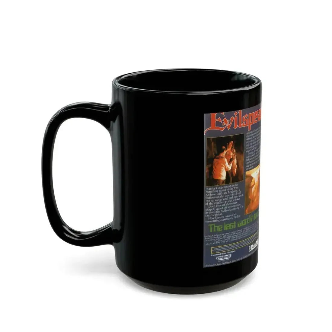 EVILSPEAK (VHS COVER) - Black Coffee Mug - Go Mug Yourself