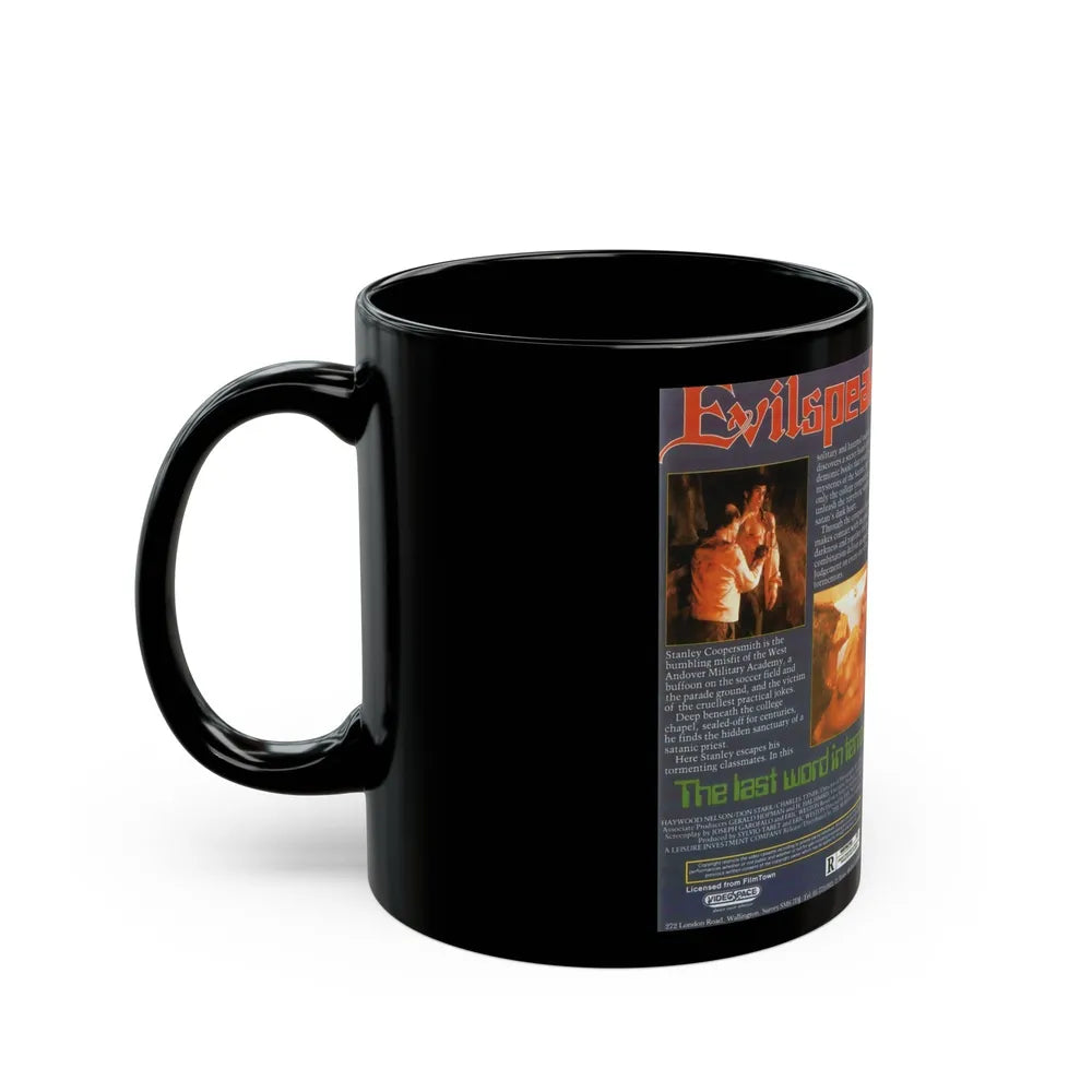 EVILSPEAK (VHS COVER) - Black Coffee Mug-Go Mug Yourself