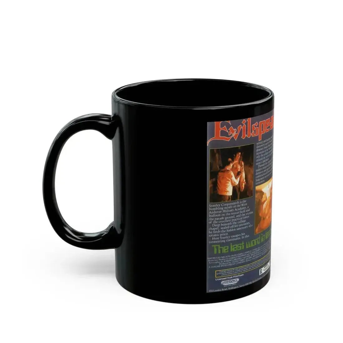EVILSPEAK (VHS COVER) - Black Coffee Mug - Go Mug Yourself