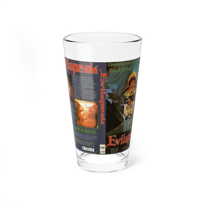 EVILSPEAK (VHS COVER) Pint Glass 16oz 16oz - Go Mug Yourself