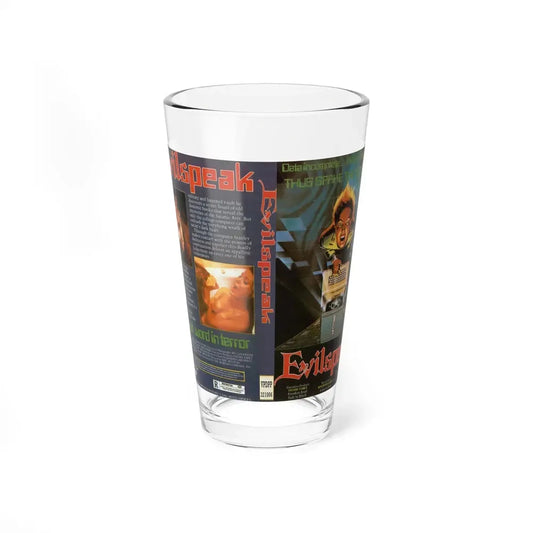 EVILSPEAK (VHS COVER) Pint Glass 16oz 16oz - Go Mug Yourself