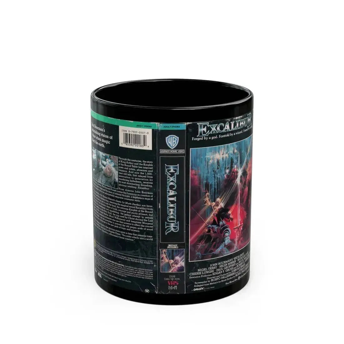 EXCALIBUR ORION (VHS COVER) - Black Coffee Mug 11oz - Go Mug Yourself