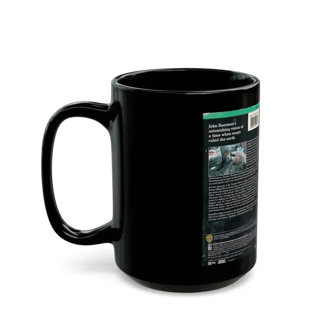 EXCALIBUR ORION (VHS COVER) - Black Coffee Mug - Go Mug Yourself