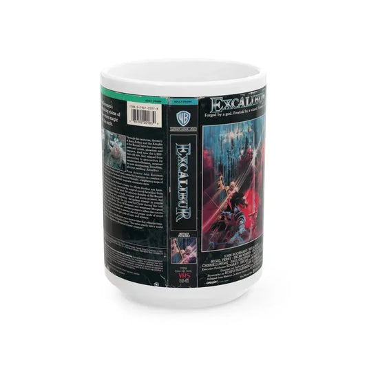 EXCALIBUR ORION (VHS COVER) - White Coffee Mug 15oz - Go Mug Yourself