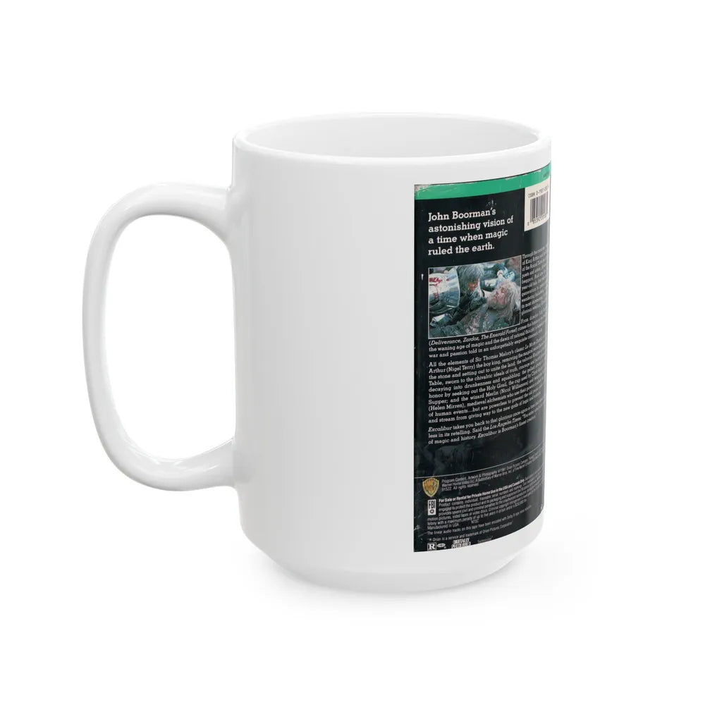 EXCALIBUR ORION (VHS COVER) - White Coffee Mug-Go Mug Yourself