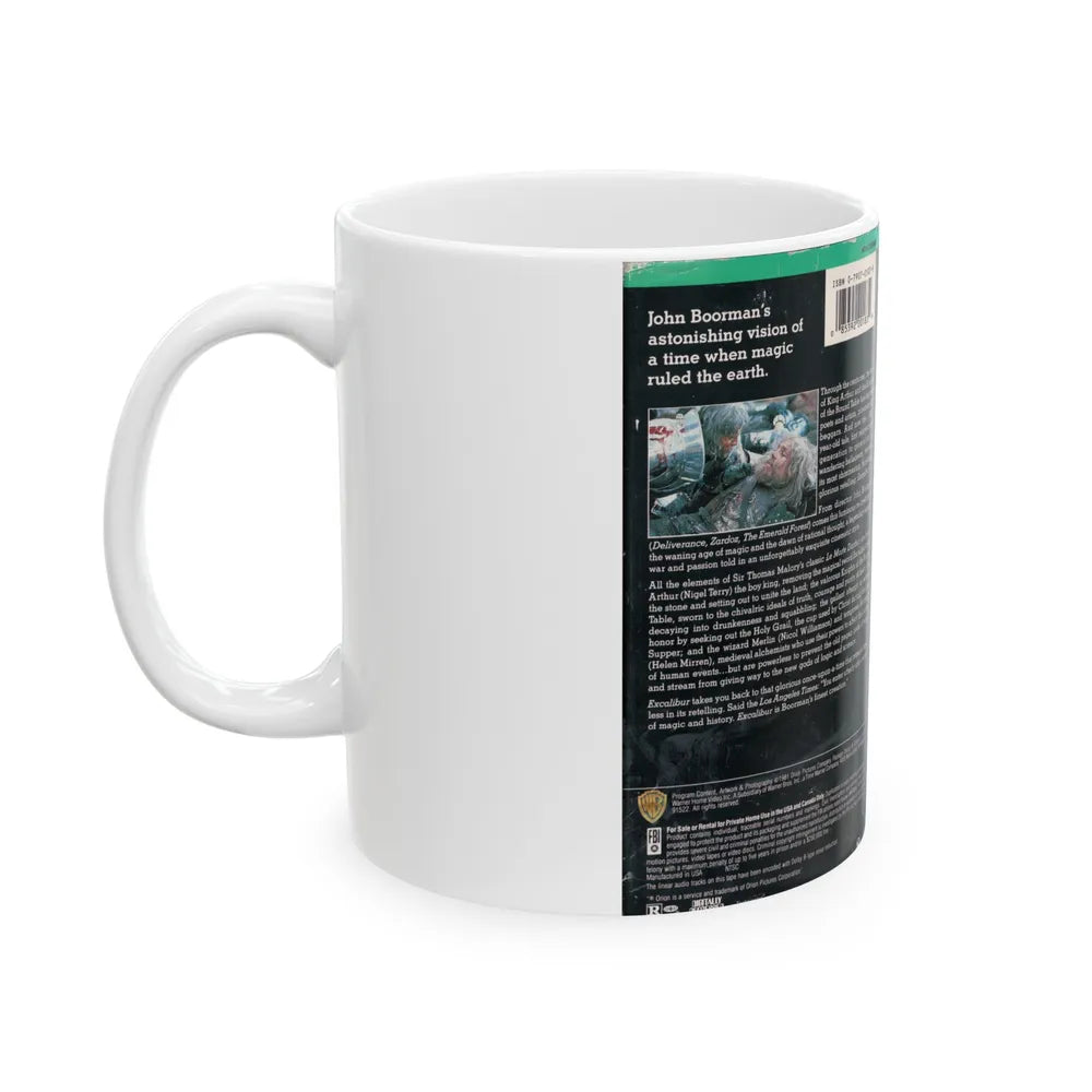 EXCALIBUR ORION (VHS COVER) - White Coffee Mug-Go Mug Yourself