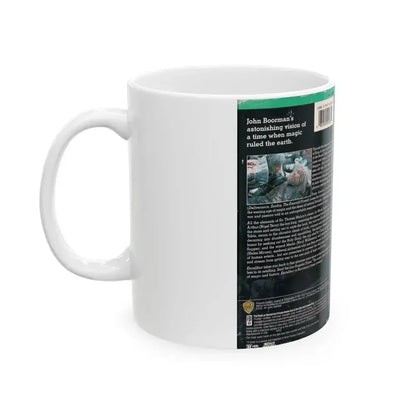 EXCALIBUR ORION (VHS COVER) - White Coffee Mug - Go Mug Yourself