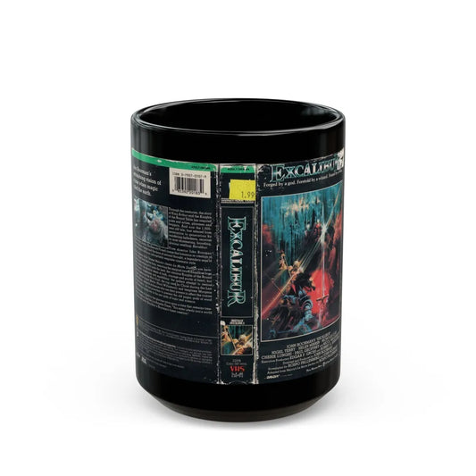 EXCALIBUR (VHS COVER) - Black Coffee Mug-15oz-Go Mug Yourself