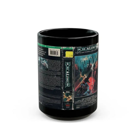 EXCALIBUR (VHS COVER) - Black Coffee Mug 15oz - Go Mug Yourself