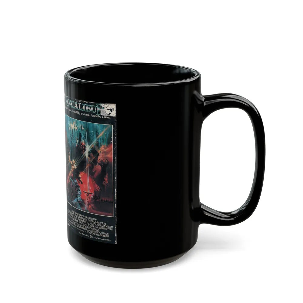 EXCALIBUR (VHS COVER) - Black Coffee Mug-Go Mug Yourself