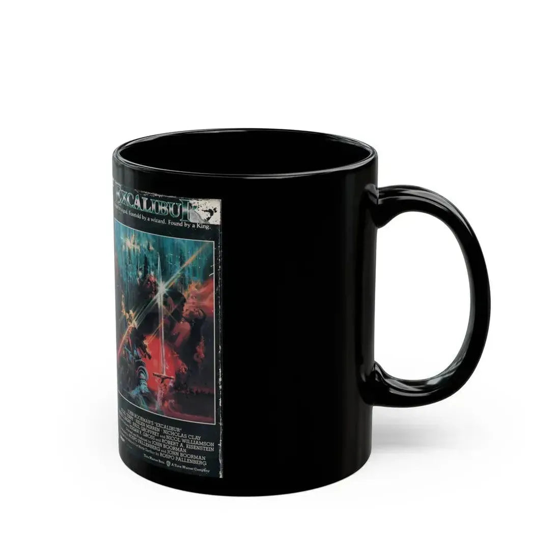 EXCALIBUR (VHS COVER) - Black Coffee Mug - Go Mug Yourself