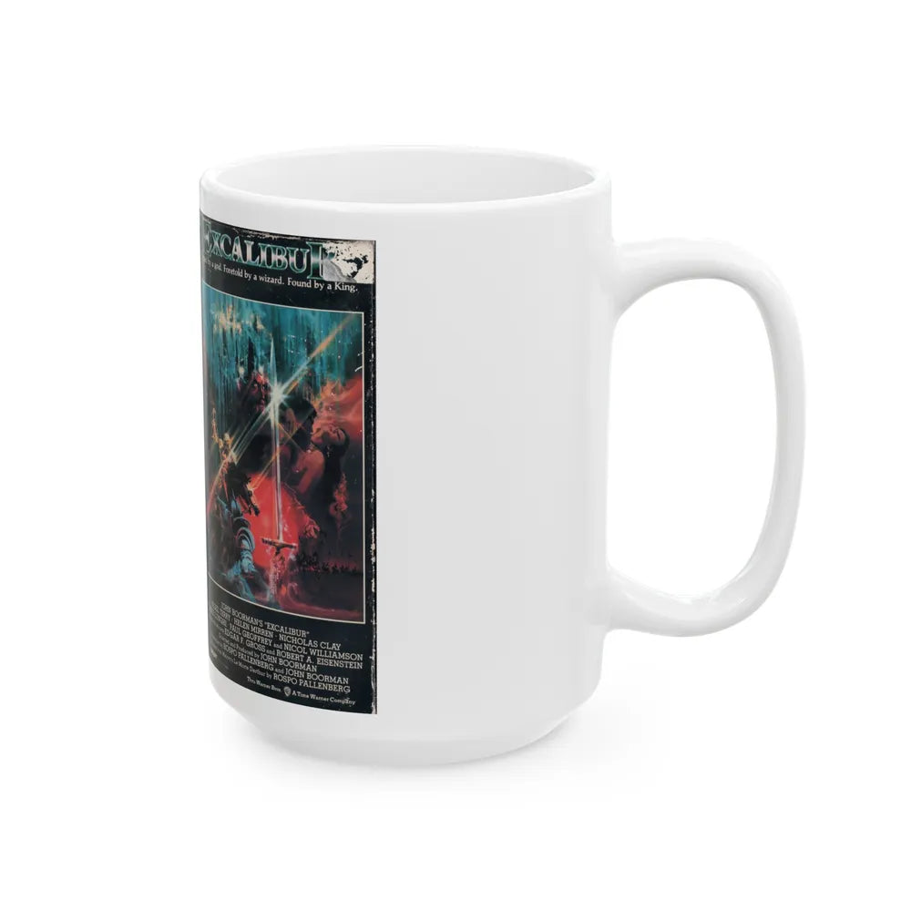 EXCALIBUR (VHS COVER) - White Coffee Mug-Go Mug Yourself