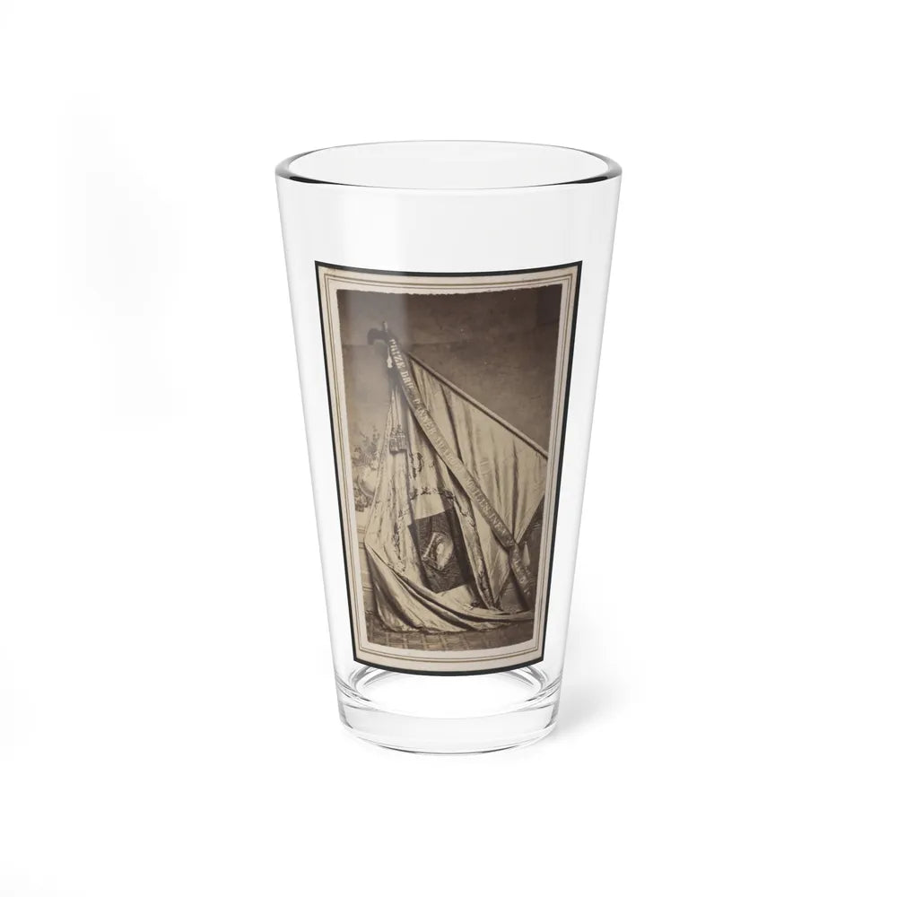 Excelsior Banner Awarded To The 50th Illinois Infantry Regiment As First Prize In A Drill Competition (U.S. Civil War) Pint Glass 16oz-16oz-Go Mug Yourself