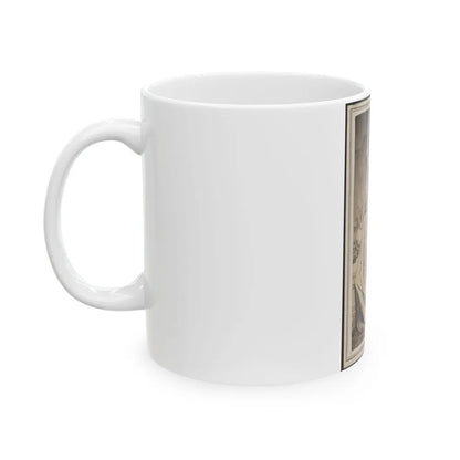 Excelsior Banner Awarded To The 50th Illinois Infantry Regiment As First Prize In A Drill Competition (U.S. Civil War) White Coffee Mug-Go Mug Yourself