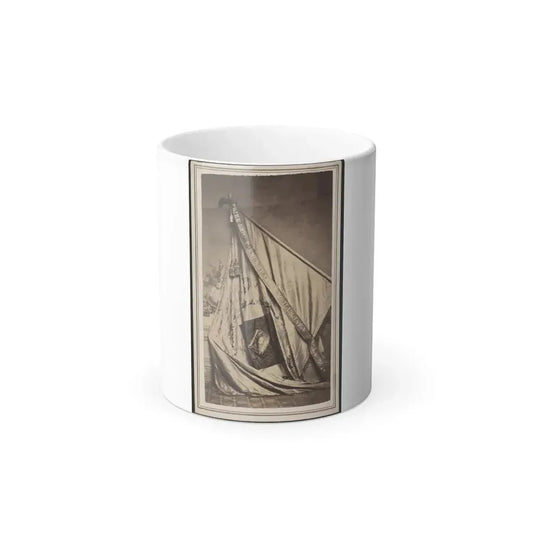 Excelsior Banner Awarded to the 50Th Illinois Infantry Regiment as First Prize in a Drill Competition (U.S. Civil War) Color Changing Coffee Mug 11oz Default Title 11oz - Go Mug Yourself
