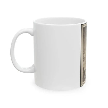 Excelsior Banner Awarded To The 50th Illinois Infantry Regiment As First Prize In A Drill Competition (U.S. Civil War) White Coffee Mug - Go Mug Yourself