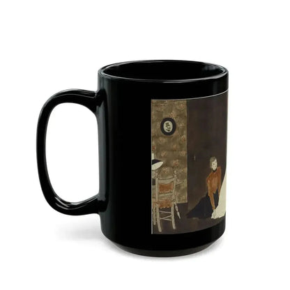 Exclusive Model, Collier's Weekly illustration, February 23, 1935 - Black Coffee Mug - Go Mug Yourself