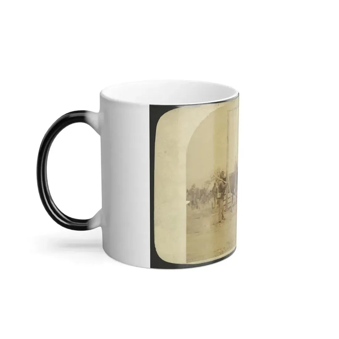 Execution of Private William Johnson, 23 Regt., U.S.C.T. (U.S. Civil War) Color Changing Coffee Mug 11oz - Go Mug Yourself