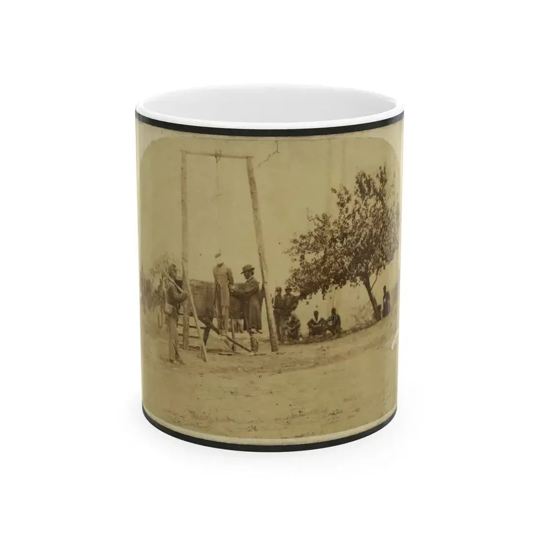Execution Of Private William Johnson, 23 Regt., U.S.C.T. (U.S. Civil War) White Coffee Mug 11oz - Go Mug Yourself