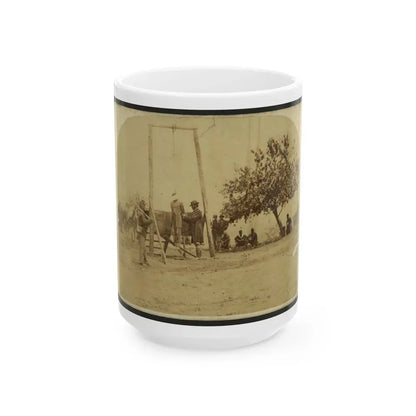 Execution Of Private William Johnson, 23 Regt., U.S.C.T. (U.S. Civil War) White Coffee Mug 15oz - Go Mug Yourself