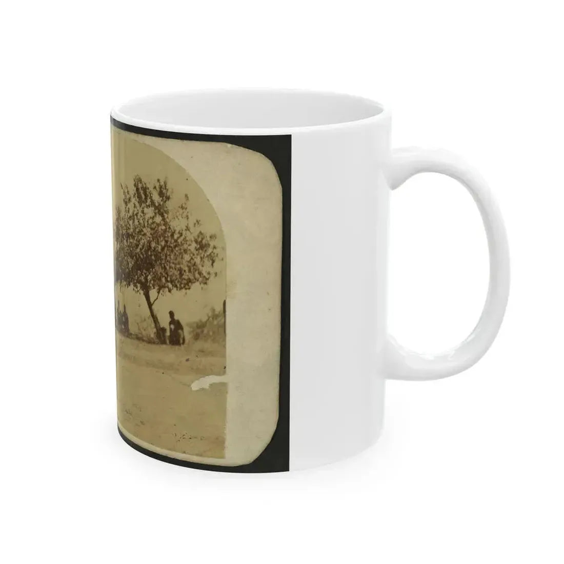 Execution Of Private William Johnson, 23 Regt., U.S.C.T. (U.S. Civil War) White Coffee Mug - Go Mug Yourself
