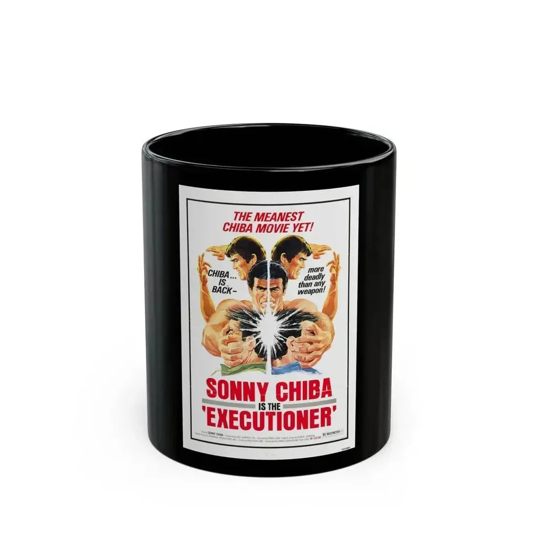 EXECUTIONER 1974 Movie Poster - Black Coffee Mug 11oz - Go Mug Yourself