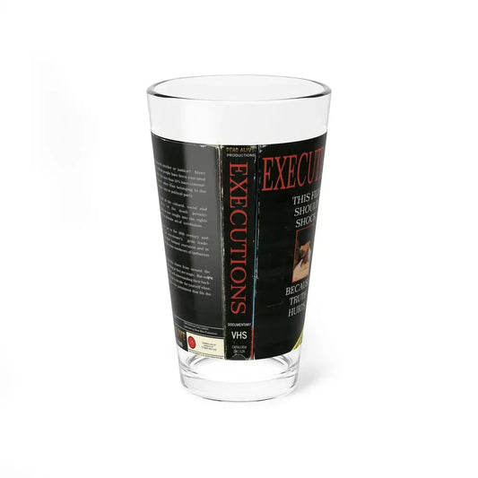 EXECUTIONS BRITSIH VERSION (VHS COVER) Pint Glass 16oz 16oz - Go Mug Yourself