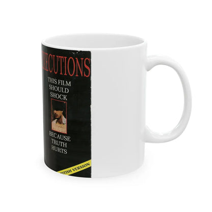 EXECUTIONS BRITSIH VERSION (VHS COVER) - White Coffee Mug-Go Mug Yourself