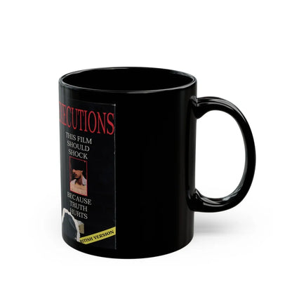 EXECUTIONS THIS FILM SHOULD SHOCK (VHS COVER) - Black Coffee Mug-Go Mug Yourself