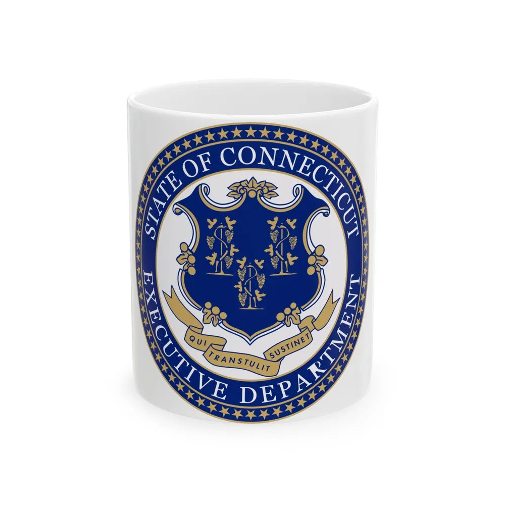 Executive Department of Connecticut - White Coffee Mug-11oz-Go Mug Yourself