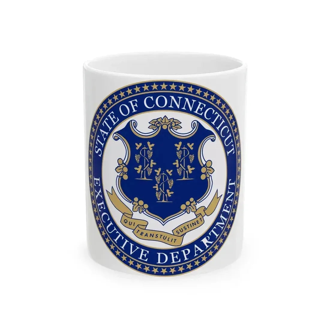 Executive Department of Connecticut - White Coffee Mug 11oz - Go Mug Yourself