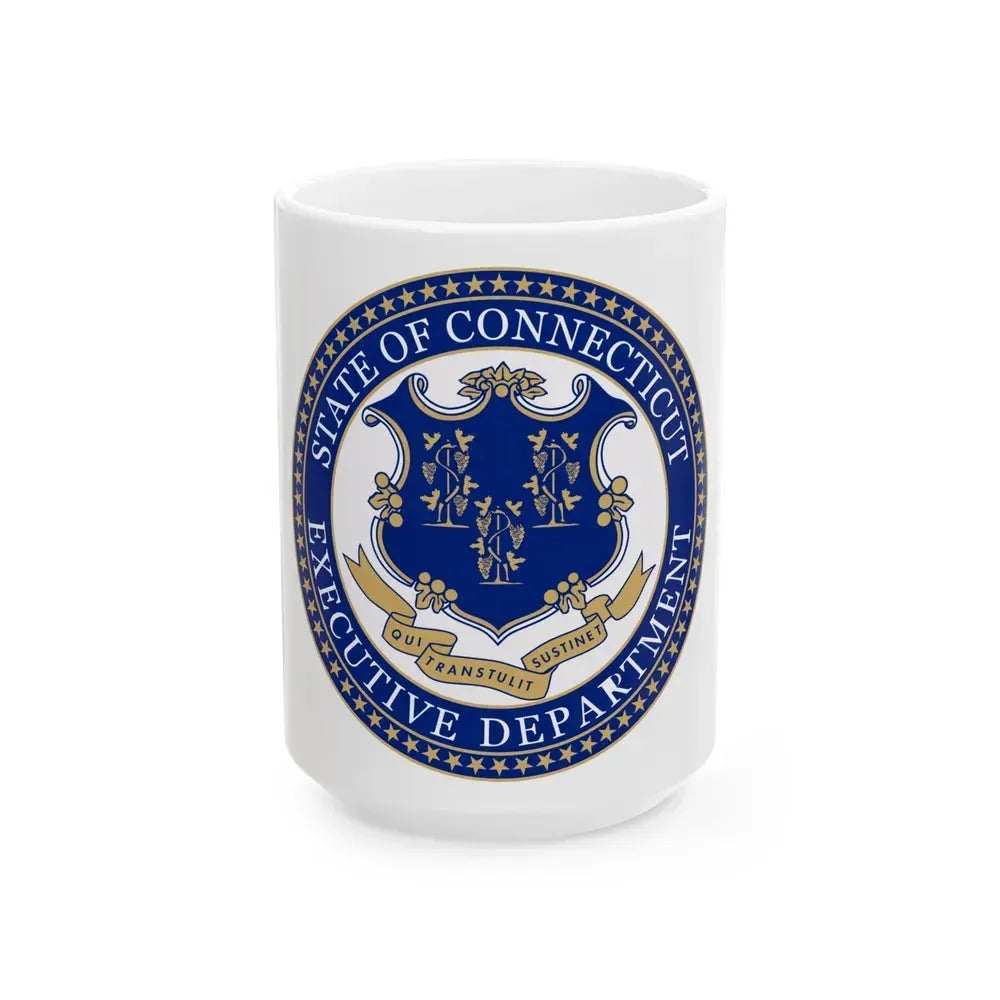 Executive Department of Connecticut - White Coffee Mug 15oz - Go Mug Yourself