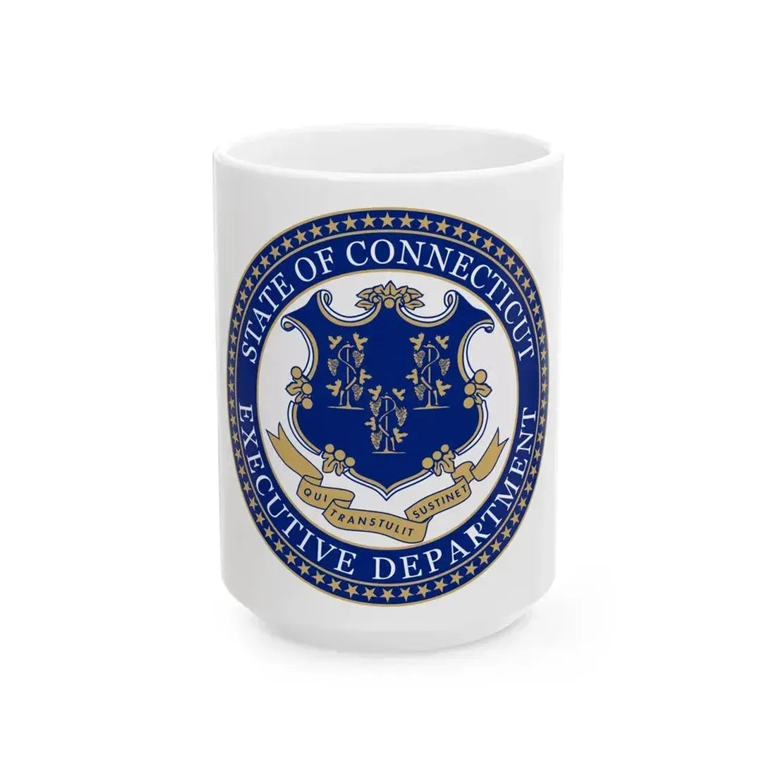 Executive Department of Connecticut - White Coffee Mug 15oz - Go Mug Yourself