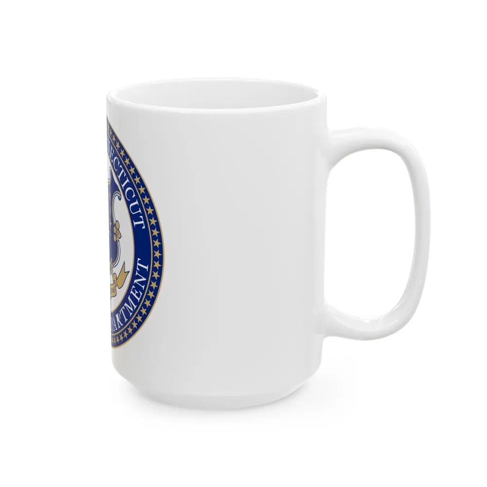 Executive Department of Connecticut - White Coffee Mug-Go Mug Yourself