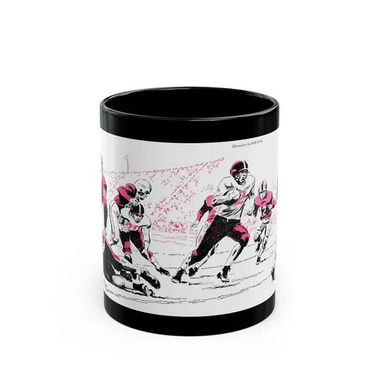 Executive Fullback, Bluebook Magazine, November 1953 - Black Coffee Mug 11oz - Go Mug Yourself