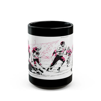 Executive Fullback, Bluebook Magazine, November 1953 - Black Coffee Mug 15oz - Go Mug Yourself