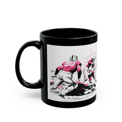 Executive Fullback, Bluebook Magazine, November 1953 - Black Coffee Mug - Go Mug Yourself